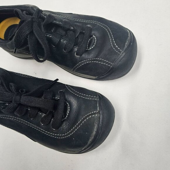 Keen Women's Black Leather Lace-Up Walking Shoes Size‎ 7.5 - Picture 7 of 9